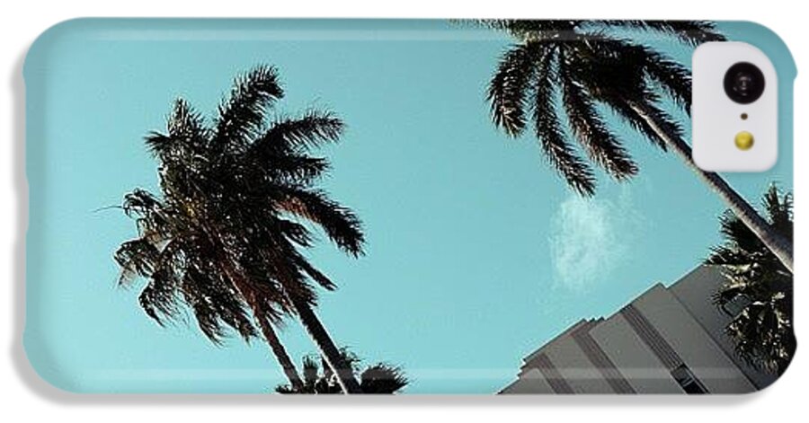 Artdeco iPhone 5c Case featuring the photograph {miami Beach's Art Deco} In 1979 #1 by Joel Lopez