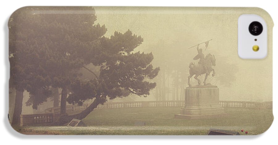 Fog iPhone 5c Case featuring the photograph A Walk in the Fog by Laurie Search