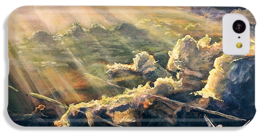 Nasa iPhone 5c Case featuring the painting Atlantis by Simon Kregar