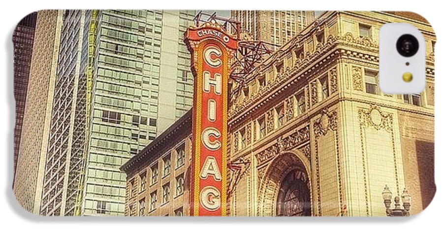 Chicagoloop iPhone 5c Case featuring the photograph Chicago Theatre #chicago by Paul Velgos