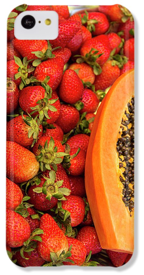 Caribbean iPhone 5c Case featuring the photograph Fresh Tropical Fruit For Sale by Jerry Ginsberg
