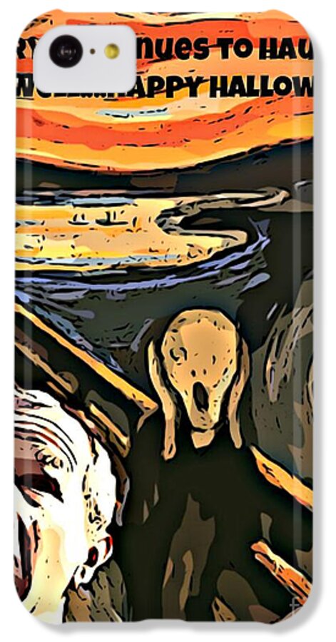 Halloween Cards iPhone 5c Case featuring the photograph Ghosts of the Past by John Malone