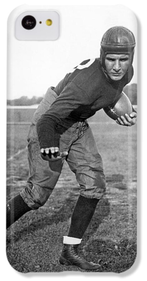 1934 iPhone 5c Case featuring the photograph Notre Dame Star Halfback by Underwood Archives