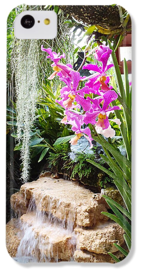 Orchids iPhone 5c Case featuring the photograph Orchid garden by Carey Chen