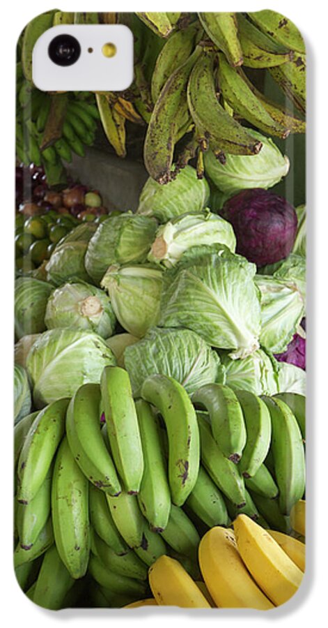 Banana iPhone 5c Case featuring the photograph Produce Stall At The Saturday Market by William Sutton