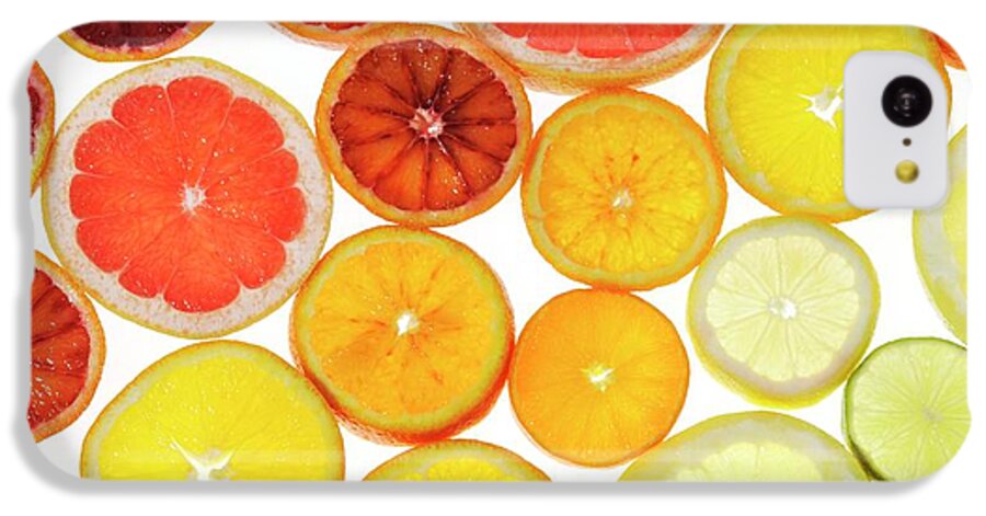Nobody iPhone 5c Case featuring the photograph Slices Of Citrus Fruit by Cordelia Molloy