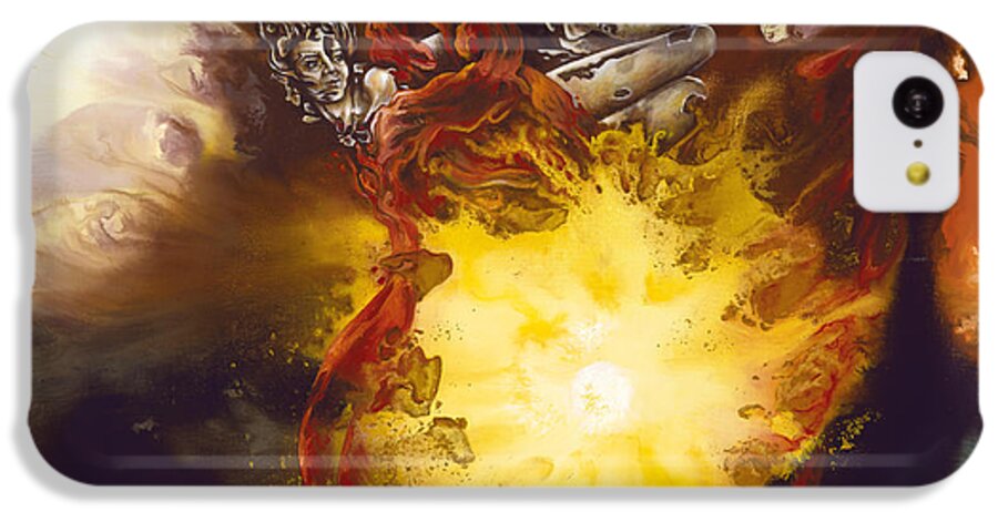 Source Of Strenght iPhone 5c Case featuring the painting Source of Strength by Karina Llergo
