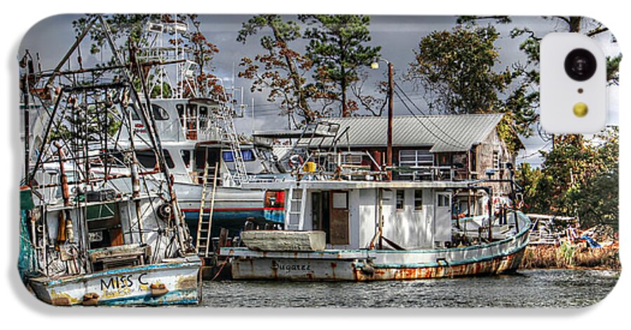 Old Boats iPhone 5c Case featuring the photograph Sugaree and Miss C by Lynn Jordan