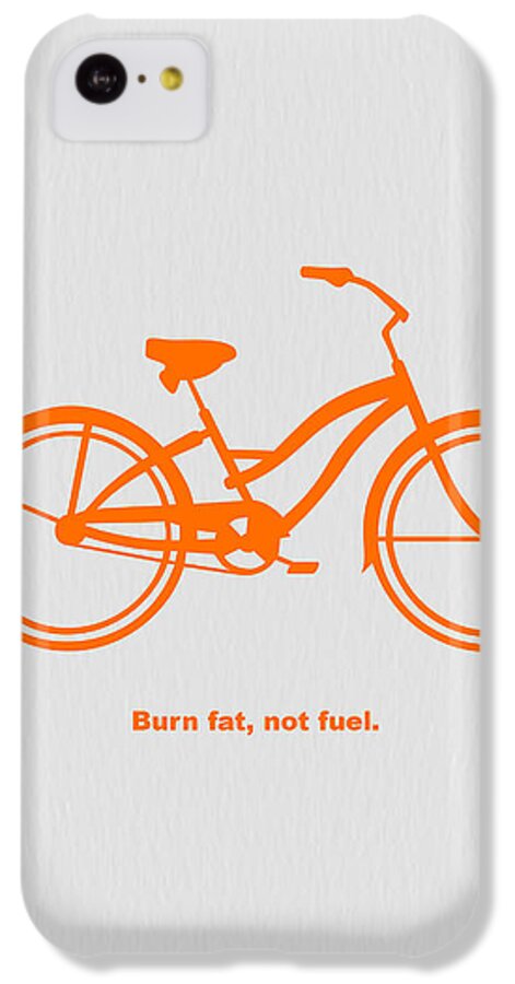 Bicycle iPhone 5c Case featuring the photograph Burn Fat not Fuel by Naxart Studio