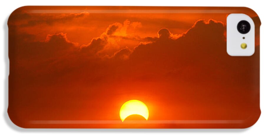 Solar Eclipse iPhone 5c Case featuring the photograph Solar Eclipse by Bill Pevlor