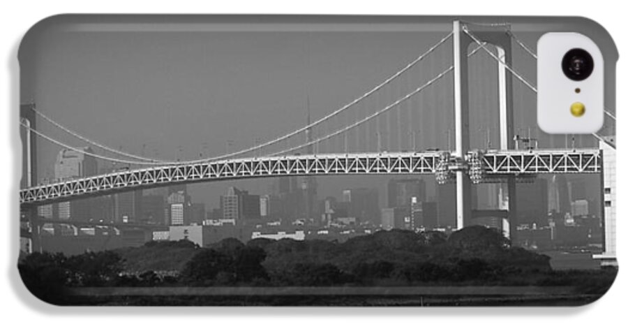 Tokyo iPhone 5c Case featuring the photograph Tokyo Rainbow Bridge by Naxart Studio