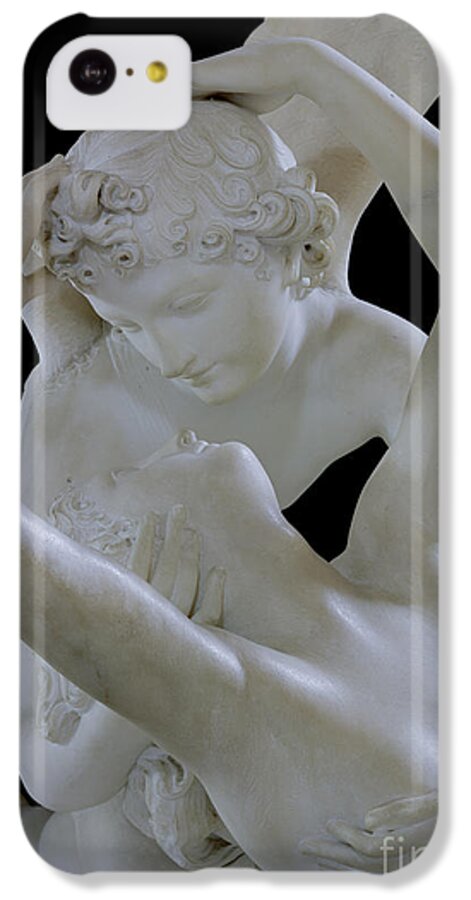Psyche iPhone 5c Case featuring the photograph Psyche Revived by the Kiss of Cupid by Antonio Canova