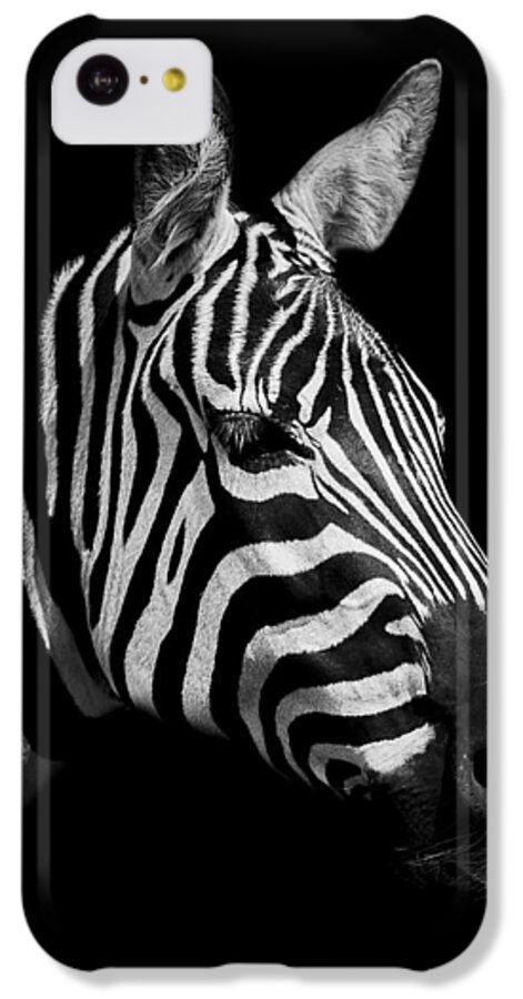 Zebra iPhone 5c Case featuring the photograph Zebra #1 by Paul Neville