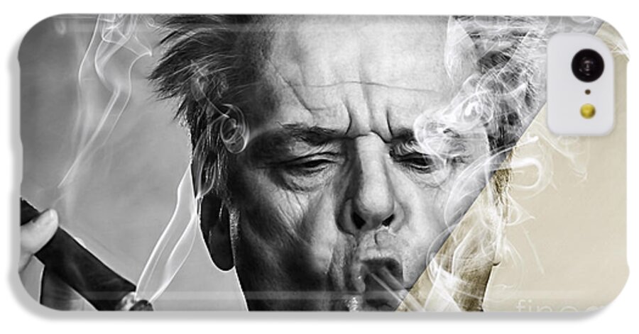 Jack Nicholson iPhone 5c Case featuring the mixed media Jack Nicholson Collection #15 by Marvin Blaine