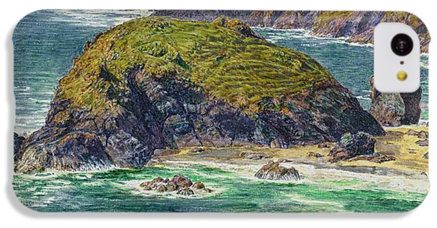 Asparagus iPhone 5c Case featuring the painting Asparagus Island by William Holman Hunt