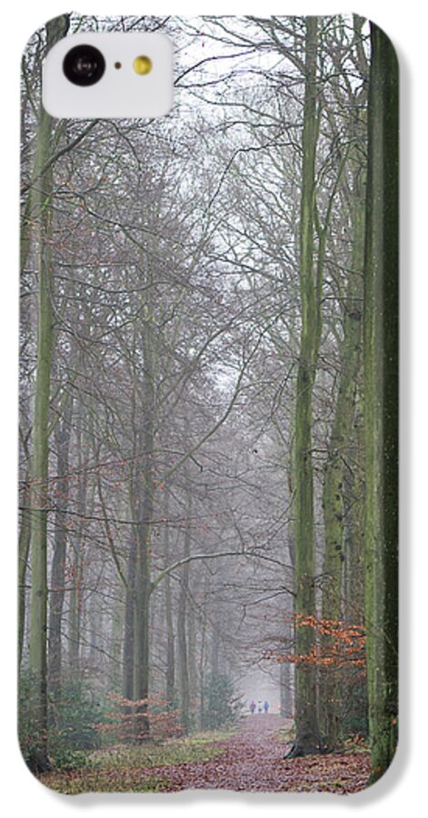 Autumn iPhone 5c Case featuring the photograph Autumn woodland avenue by Gary Eason