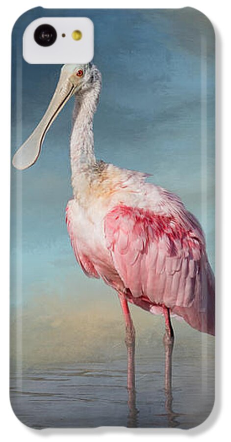 Roseate Spoonbill iPhone 5c Case featuring the photograph Call Me Rosy by Kim Hojnacki