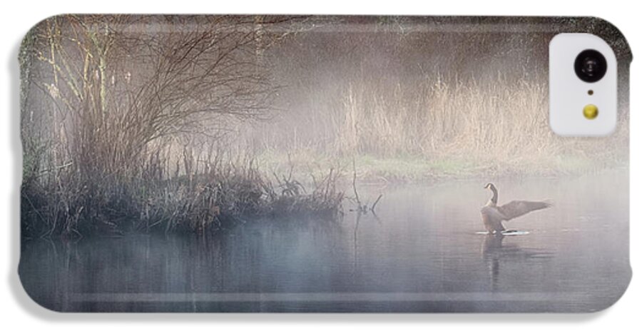Goose iPhone 5c Case featuring the photograph Ethereal Goose by Bill Wakeley