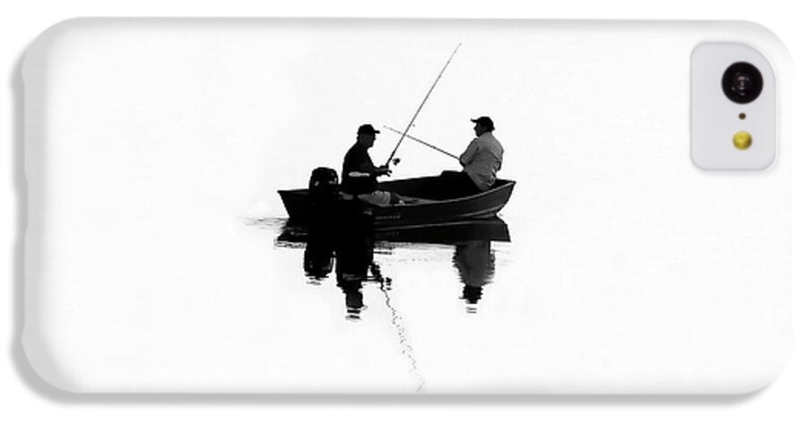Fine Art Photography iPhone 5c Case featuring the photograph Fishing Buddies by David Lee Thompson