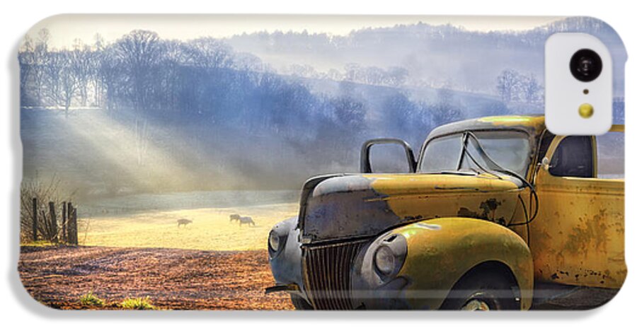 Appalachia iPhone 5c Case featuring the photograph Ford in the Fog by Debra and Dave Vanderlaan