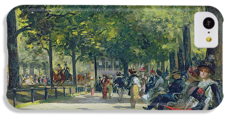 Hyde iPhone 5c Case featuring the painting Hyde Park - London by Count Girolamo Pieri Nerli