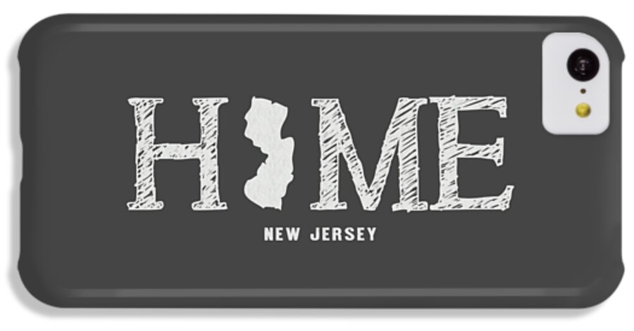 New Jersey iPhone 5c Case featuring the mixed media NJ Home by Nancy Ingersoll