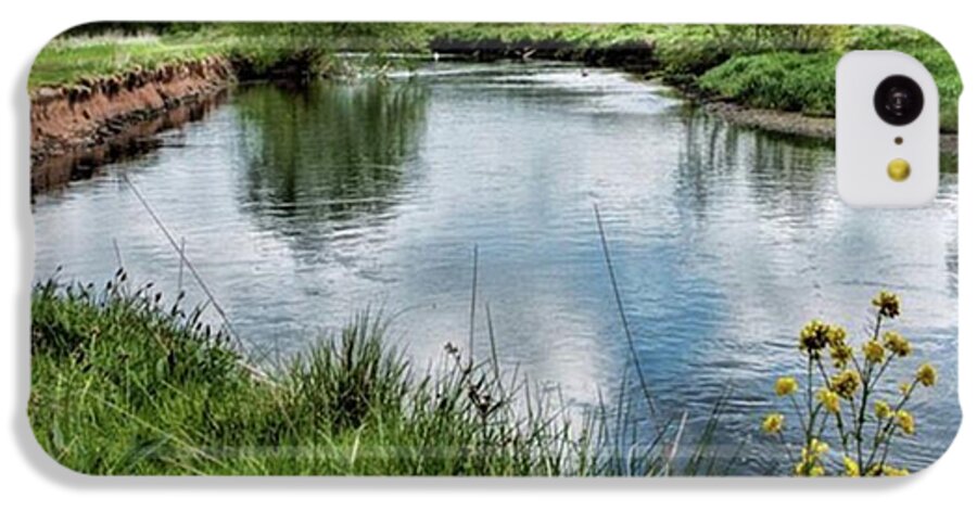 Nature_perfection iPhone 5c Case featuring the photograph River Tame, Rspb Middleton, North by John Edwards