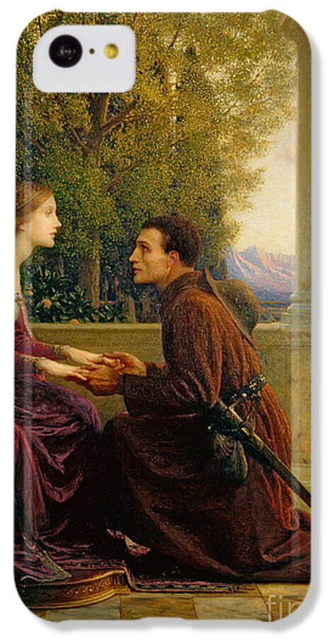 The iPhone 5c Case featuring the painting The End of the Quest by Frank Dicksee