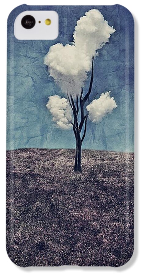 #faatoppicks iPhone 5c Case featuring the digital art Tree Clouds 01d2 by Aimelle Ml
