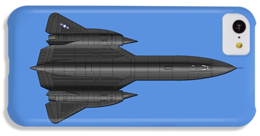 Sr-71 Blackbird iPhone 5c Case featuring the photograph The Lockheed SR-71 Blackbird by Mark Rogan