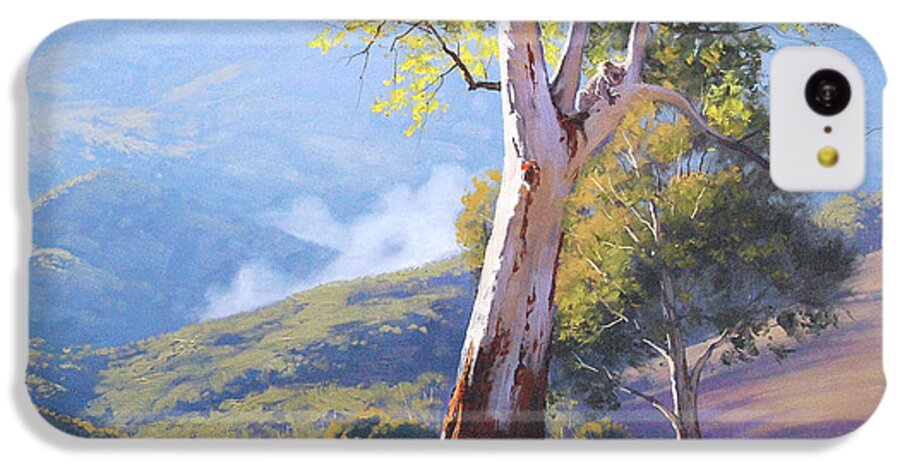 River iPhone 5c Case featuring the painting Koala in the Tree by Graham Gercken