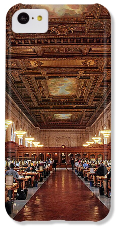 New York Public Library iPhone 5c Case featuring the photograph The Rose Reading Room II by Jessica Jenney