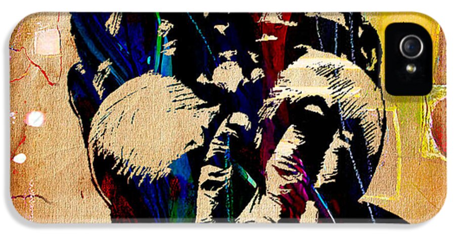 Dizzy Gillespie iPhone 5s Case featuring the mixed media Dizzy Gillespie Collection #4 by Marvin Blaine