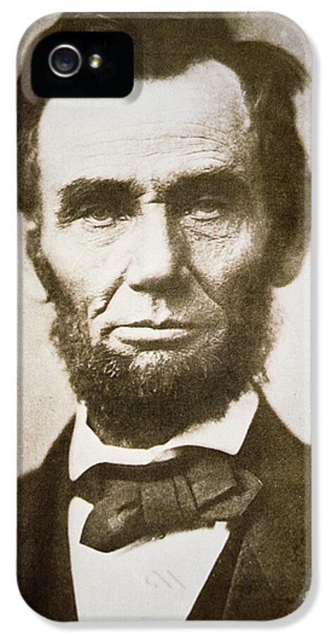 Abraham iPhone 5s Case featuring the photograph Abraham Lincoln by Alexander Gardner