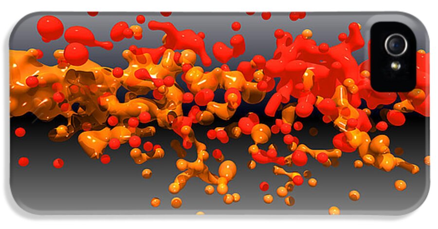 Splash Photography iPhone 5s Case featuring the digital art Liquid Tango by William Ladson