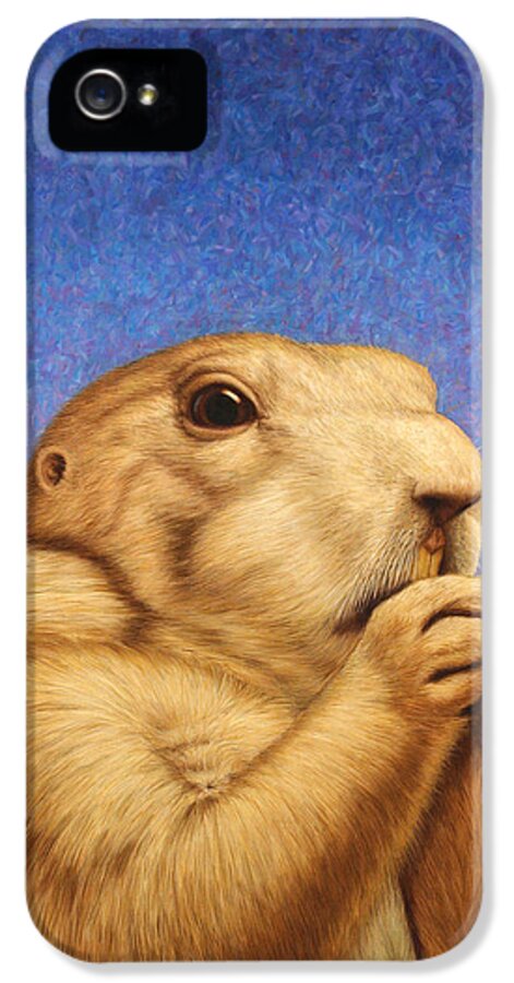 Prairie Dog iPhone 5s Case featuring the painting Prairie Dog by James W Johnson