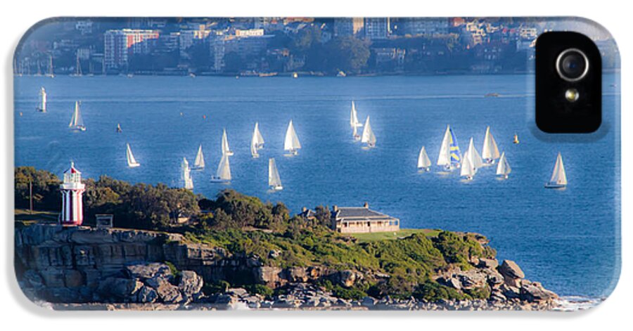 South Head iPhone 5s Case featuring the photograph Sails out to play by Miroslava Jurcik