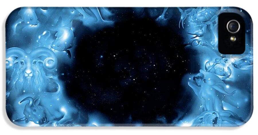 Nobody iPhone 5s Case featuring the photograph Signs Of The Zodiac by Detlev Van Ravenswaay