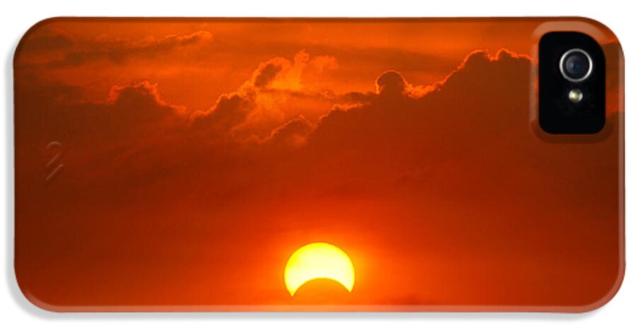 Solar Eclipse iPhone 5s Case featuring the photograph Solar Eclipse by Bill Pevlor