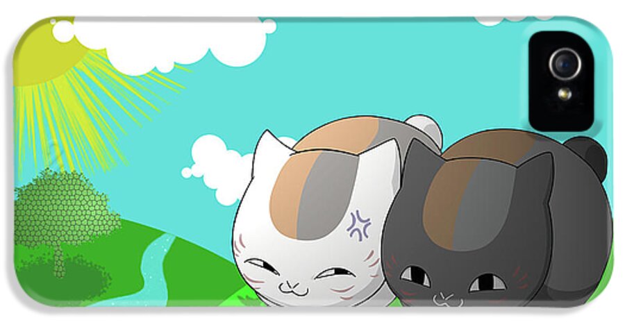 Natsume's Book Of Friends iPhone 5s Case featuring the digital art Natsume's Book of Friends #3 by Super Lovely