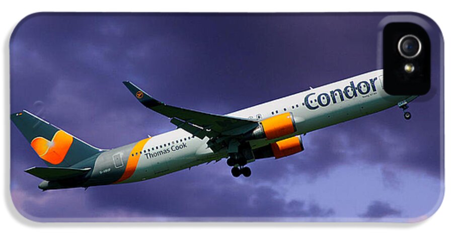 Condor iPhone 5s Case featuring the photograph Condor Boeing 767-3Q8 by Smart Aviation