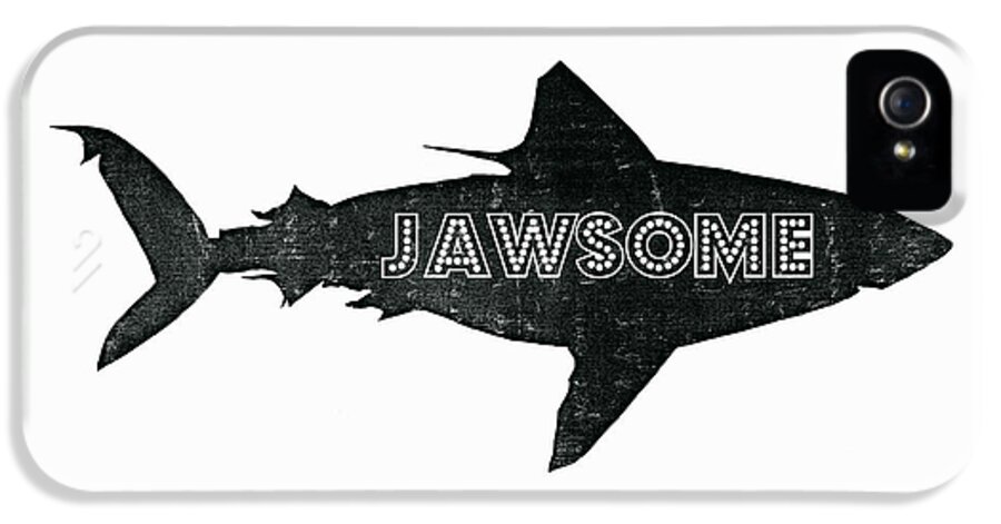 Jawsome iPhone 5s Case featuring the digital art Jawsome by Michelle Calkins