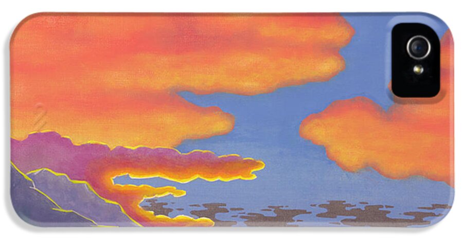 Sunset iPhone 5s Case featuring the painting Look to the West by Jack Malloch