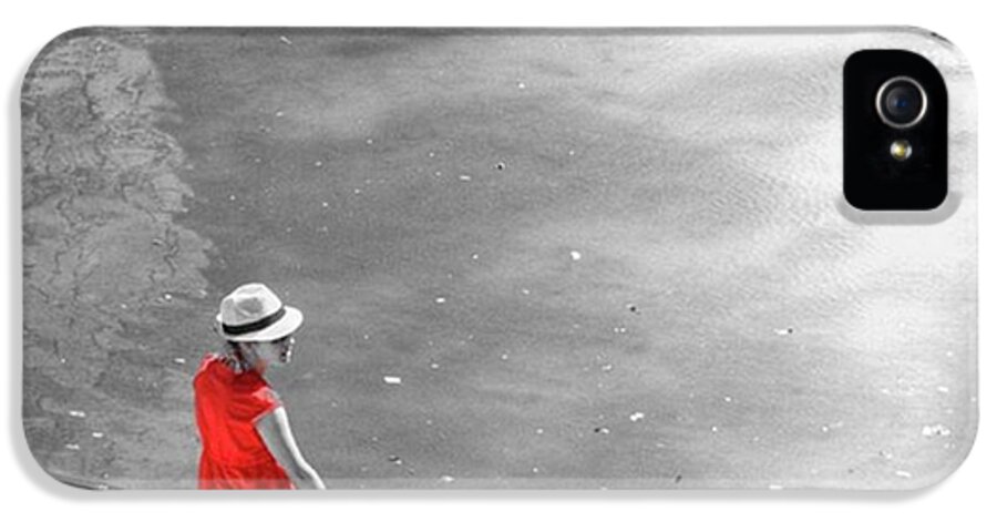 Palmademallorca iPhone 5s Case featuring the photograph Red Shirt, Black Swanla Seu, Palma De by John Edwards