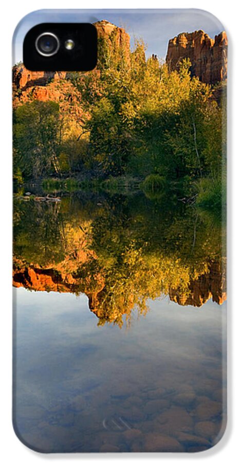Reflection iPhone 5s Case featuring the photograph Sedona Sunset by Michael Dawson