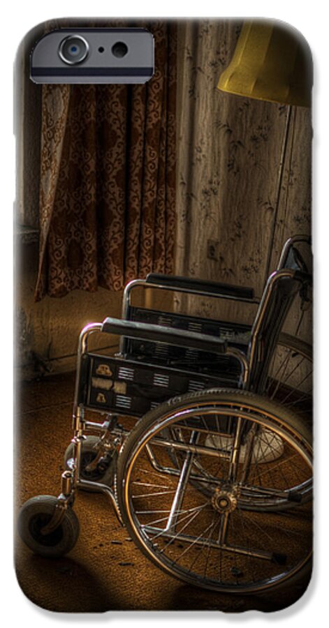 Urbex iPhone 6 Case featuring the digital art Wheelchair view #1 by Nathan Wright