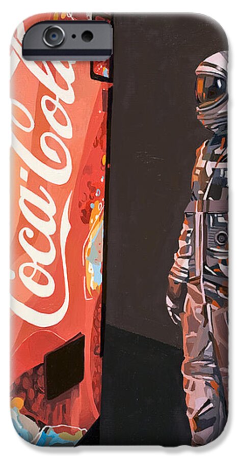 #faatoppicks iPhone 6 Case featuring the painting The Coke Machine by Scott Listfield