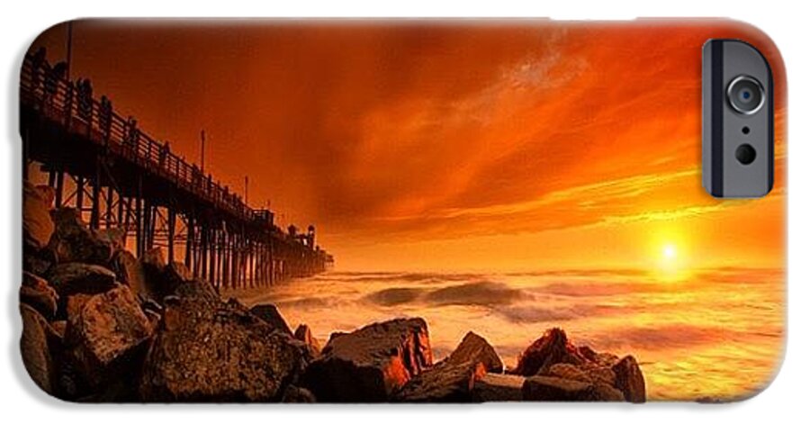  iPhone 6 Case featuring the photograph Long Exposure Sunset At A North San #6 by Larry Marshall