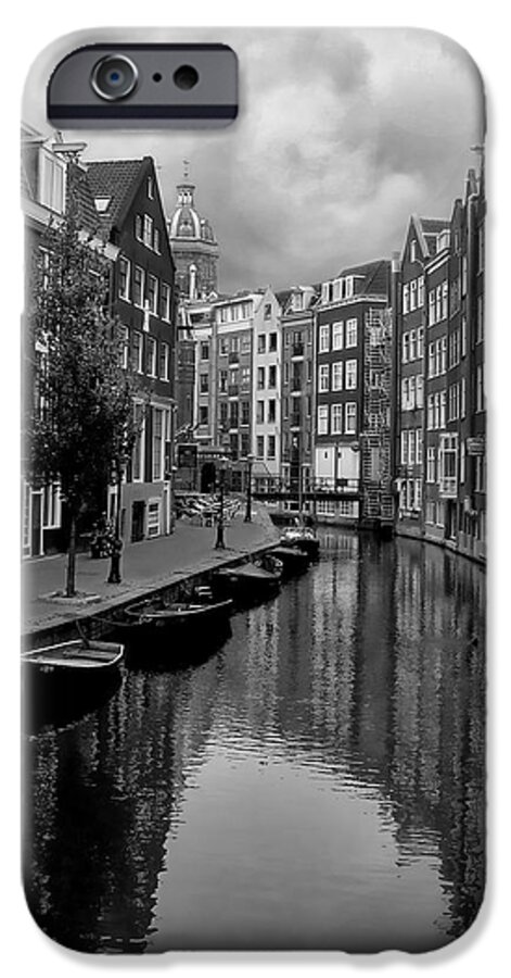 Amsterdam iPhone 6 Case featuring the photograph Amsterdam Canal by Heather Applegate
