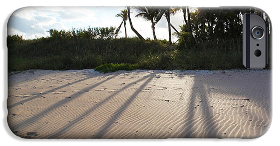 Beach Shadows iPhone 6 Case featuring the photograph Beach Shadows by Michelle Constantine